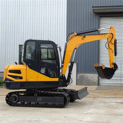 6,5 ton koparki z japońskim silnikiem Kubota dla budynków inżynieryjnych skali